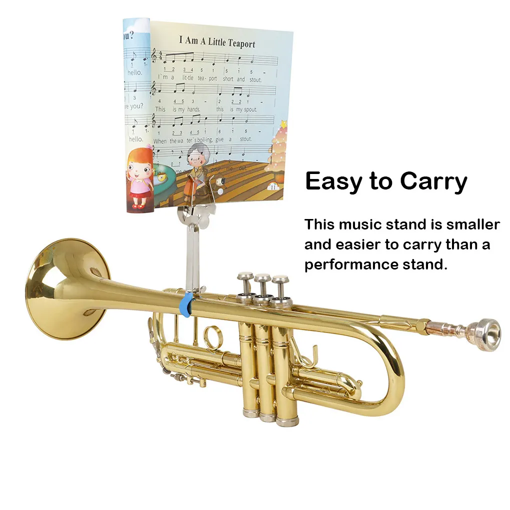 

Подставка для музыкальной трубы, зажим для инструмента, металлический держатель, фитинги, полированная