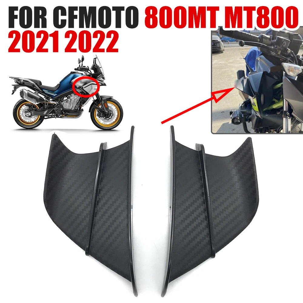 

For CFMOTO CF 800MT MT800 MT 800 MT CF800MT Motorcycle Accessories Front Fairing Aerodynamic Winglets Dynamic Wing Kit Spoiler