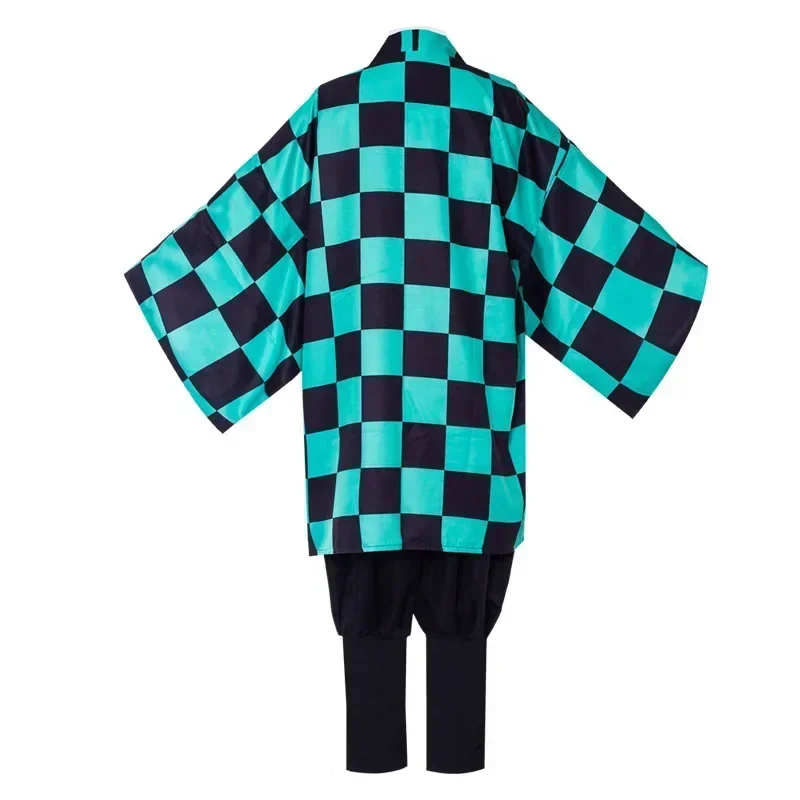 Костюм для косплея из аниме Tanjirou Kamado Косплей демона Slachters Kimetsu No Yaiba