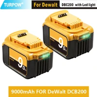 20v 9 0ah dcb200 battery power tool replacement battery for dewalt dcb203 dcb181 dcb180 dcb200 dcb201 dcb201 2 l50