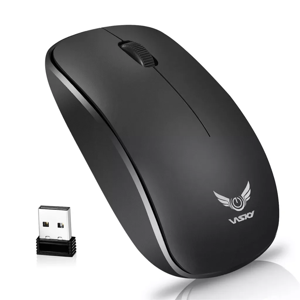 

2023NEW mouse wirelesss Ultra-thin Rechargeable DPI1600 gaming mouse 2.4Ghz Wireless mouse computer Mice Optical Ergonomic