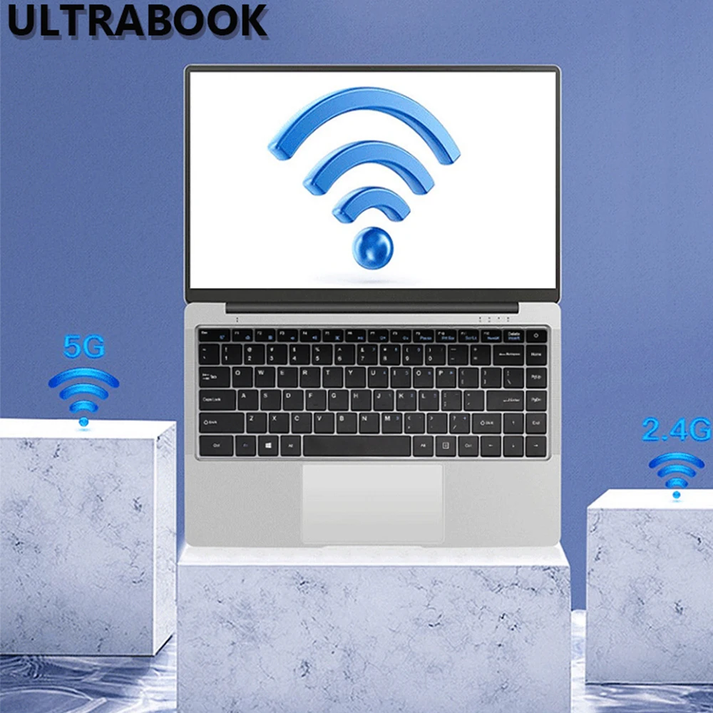 J4105 8G DDR4 14.1 Inch Intel Quad Core Laptop Ram ROM 128G 256G 512GB SSD Windows 10 Pro Cheap Student Computer Win10 - купить по