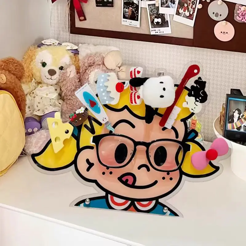 Креативный акриловый стеллаж для хранения шпилек и очков