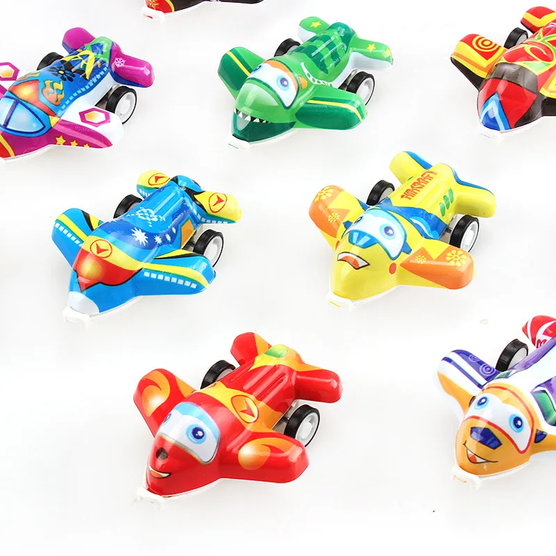 

Children's Cartoon Mini Pull-Back Small Plane Children's Simulation Pull-Back Fighter Model Toy Hot Sale