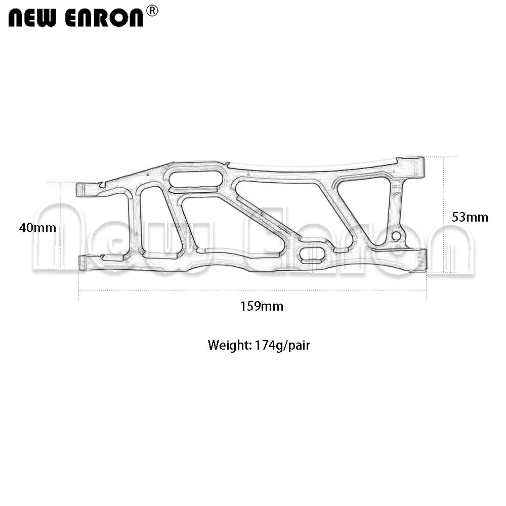 1 пара AR330249 задние нижние подвесные рычаги из сплава поворотный рычаг для