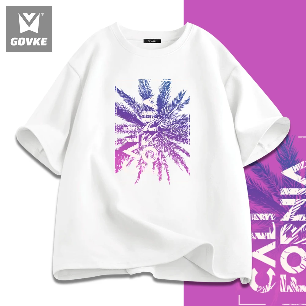Футболки с принтом Гаваи для отдыха свиданий покупок на окно нейтральный стиль
