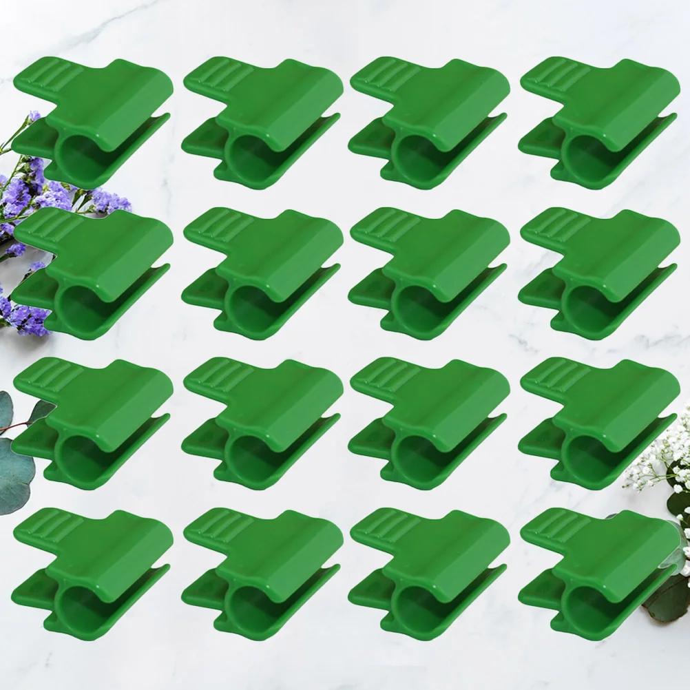 

Greenhouse Clip Pipe Film Clamps Clips Cover Clamp Row Tube Frame Hoops Accessoriesplantshed Shading Net Rod Garden Stake