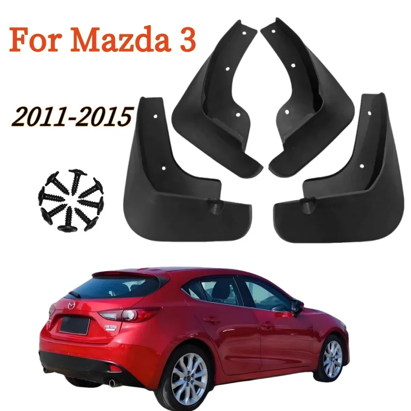Брызговики для Mazda 3 2011 2012 2013 2014 2015 брызговики на крыло автомобильный стиль