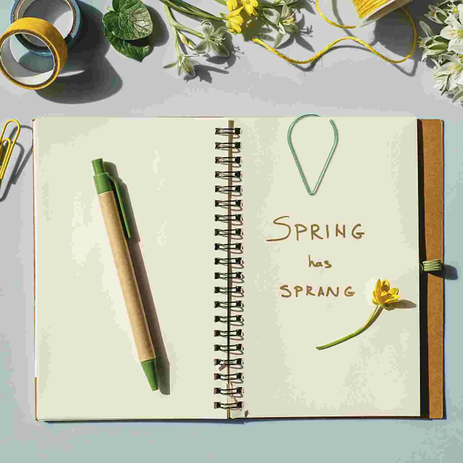 10 шт. новые скрепки для бумаг металлический настольный аксессуар милая маленькая