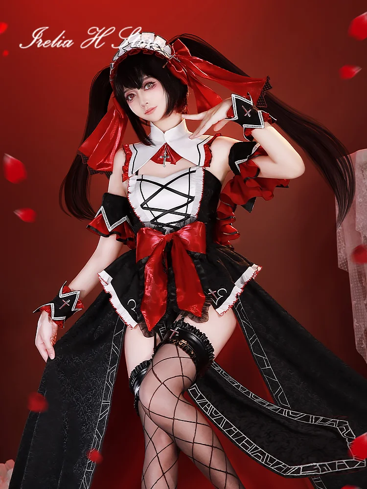 Irelia H Tokisaki Kurumi с даты костюм для косплея в прямом эфире аниме Honjou Nia платье костюмы