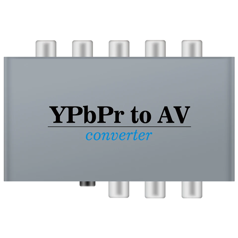 

Преобразователь YPBPR в AV аудио-видео, композитный адаптер 5RCA в 3RCA CVBS, поддержка NTSC PAL, для DVD-проектора, старого телевизора