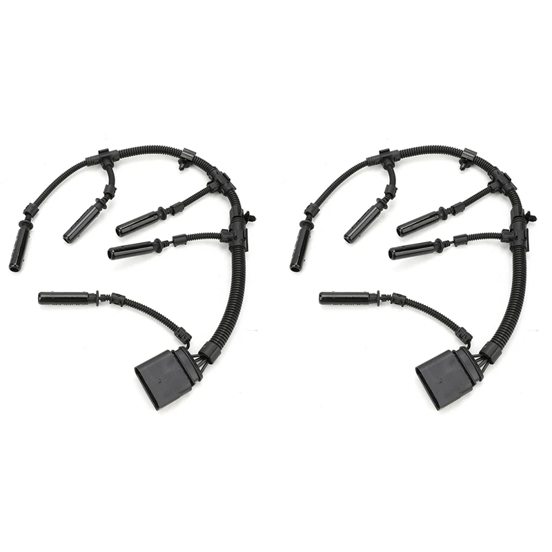 

2X Car Glow Plug Bridge Wiring Harness For - Transporter 2.5 TDI 2003-2010 070971277B
