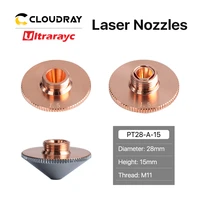 ultrarayc cutting head laser nozzle single double chrome plated layers d28 caliber 0 8 6 0mm for precitec wsx fiber cutting head
