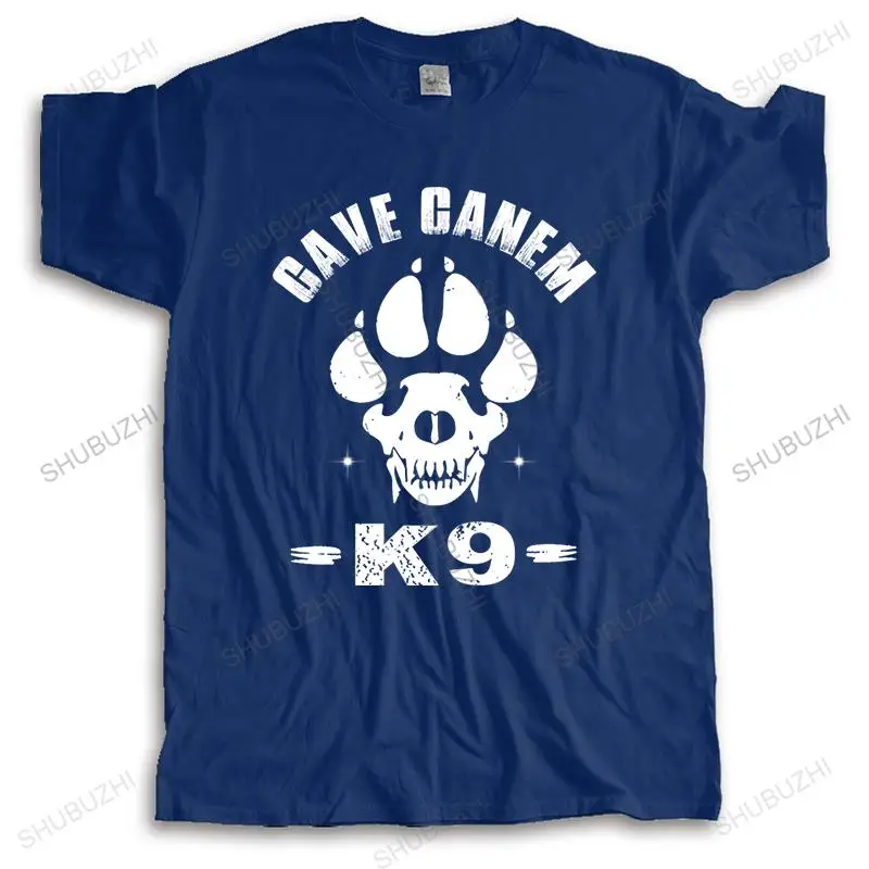 Мужская хлопковая футболка летняя повседневная брендовая одежда CAVE CANEM K9 топ