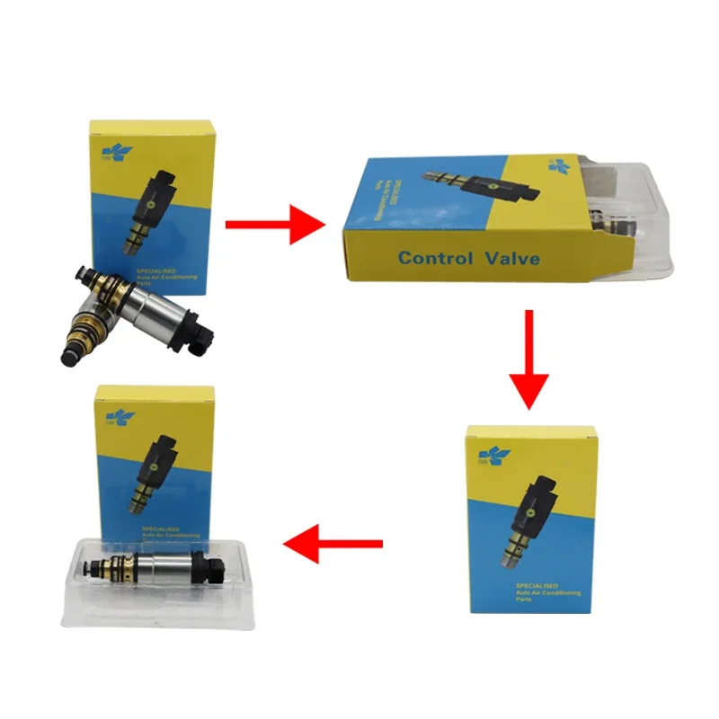 6SEU16C 6SEU12C Электромагнитный регулирующий клапан компрессора переменного тока для