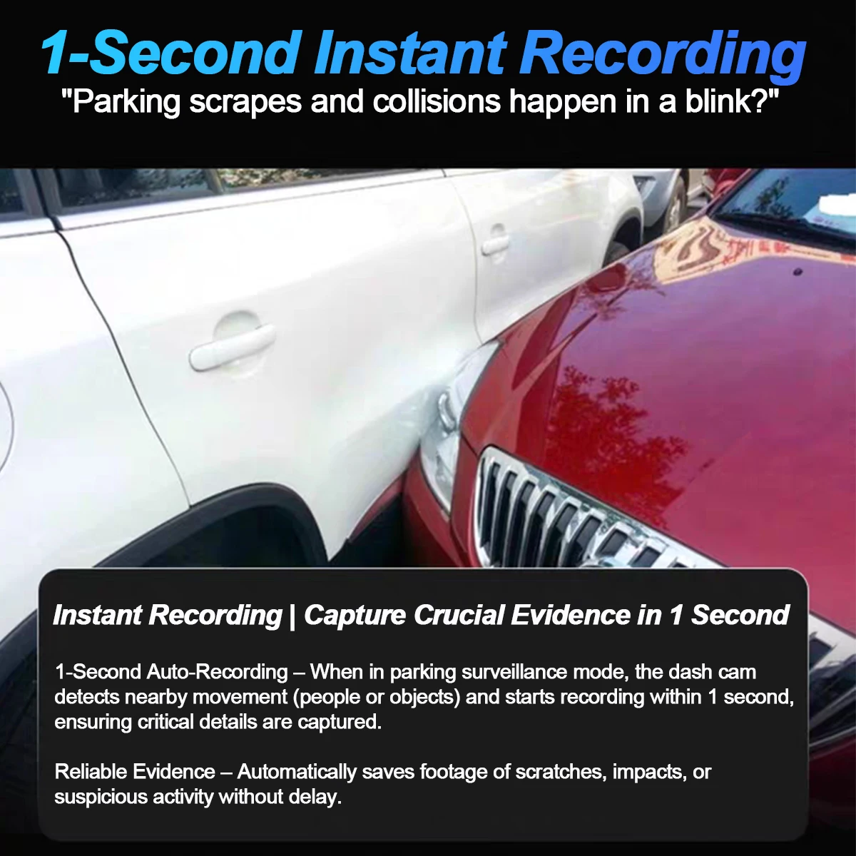 Фото Автомобильный видеорегистратор DashCam, видеорегистратор, 4 канала, 360 °   WIFI Передняя внутренняя вращающаяся камера заднего вида 24-часовой парковочный монитор Видеорегистратор автомобиля №5