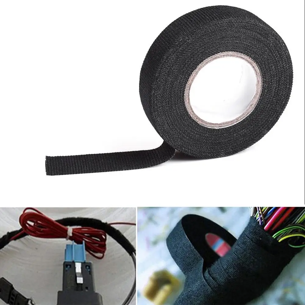 

Universal Flannel Fabric Cloth Tape Electrical Maintenance Auto Car Wiring Harness Strapping