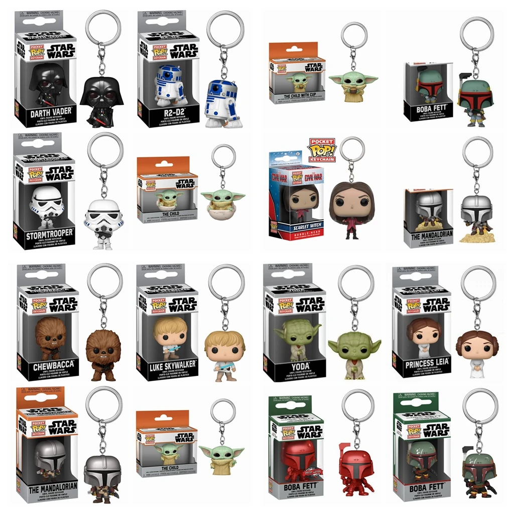 FUNKO POP Новинка Звездные войны телефон принцесса LEIA BOBA FETT мандалор строительные