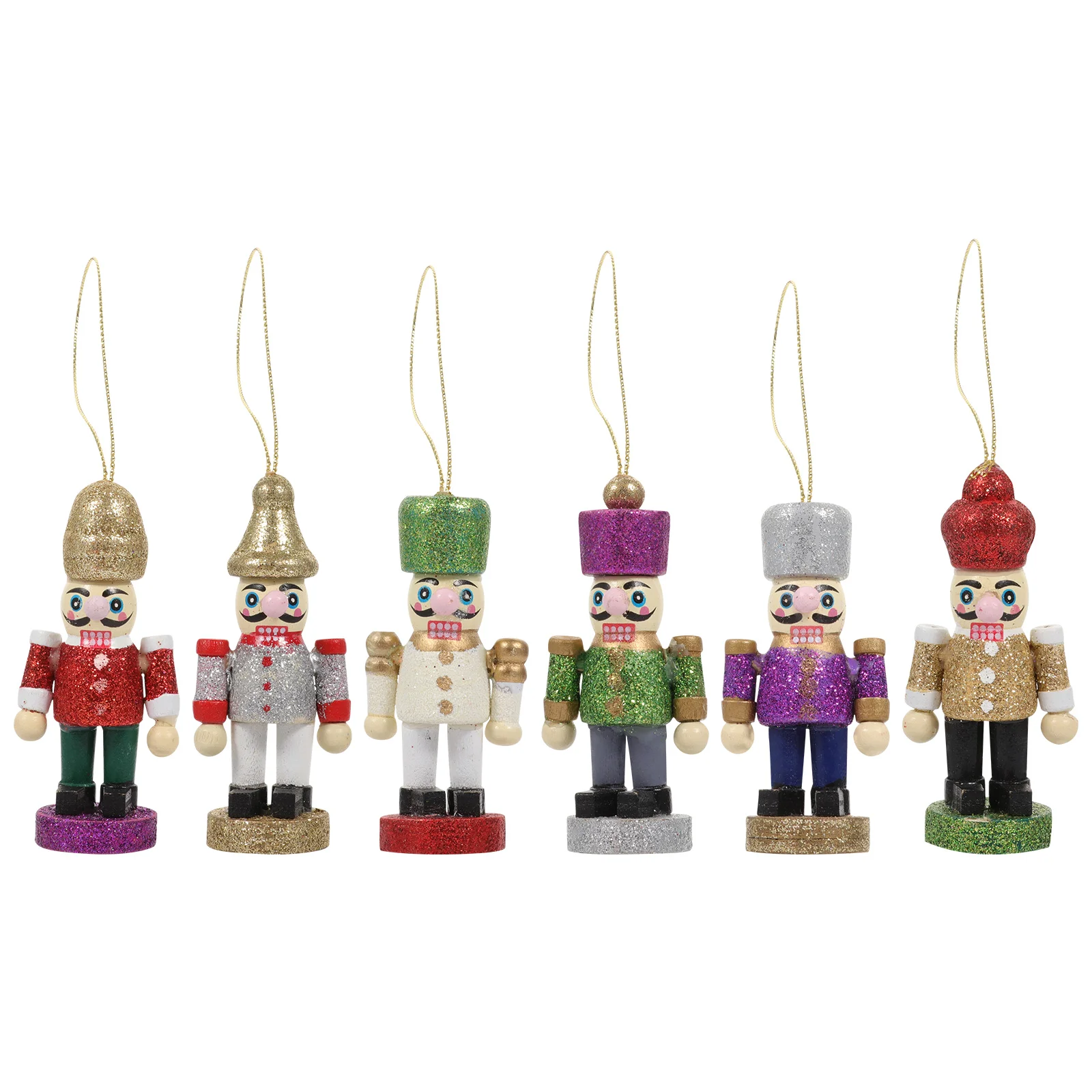 

Christmas Ornaments Nutcracker Tree Decoration Figures Wooden Soldier Xmas