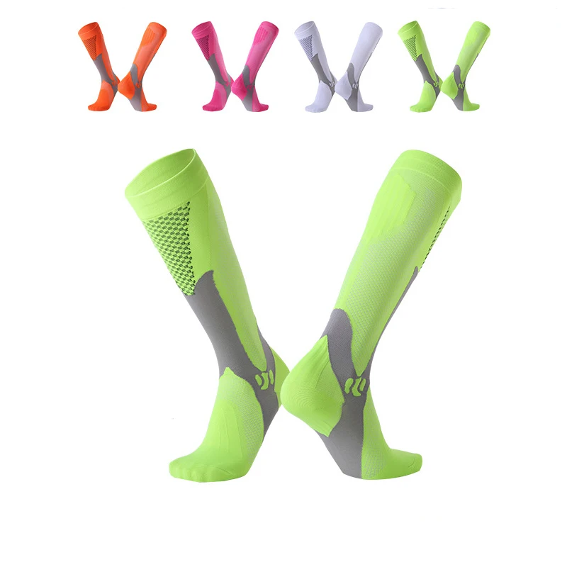 Men's Marathon Outdoor Sports Socks Long Compression Socks  Adult Running Pressure Sock Football Women Compression Socks Soccer