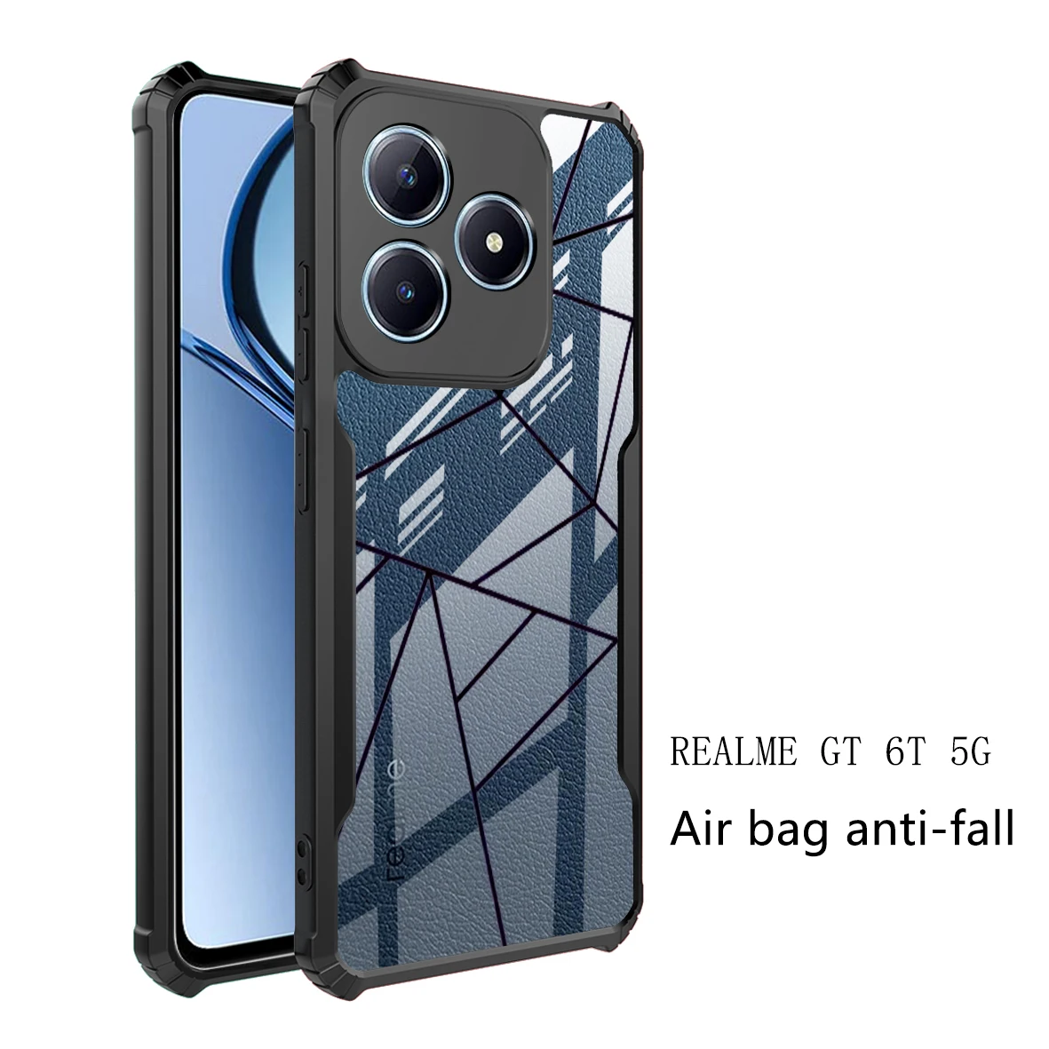 Для Realme C61 C63 C65S C67 C53 C51S C55 C35 C33 C31 C30S C21Y C25Y 25S C12 C21 C11 C17 C15 C3 C2 C1 противоударный чехол