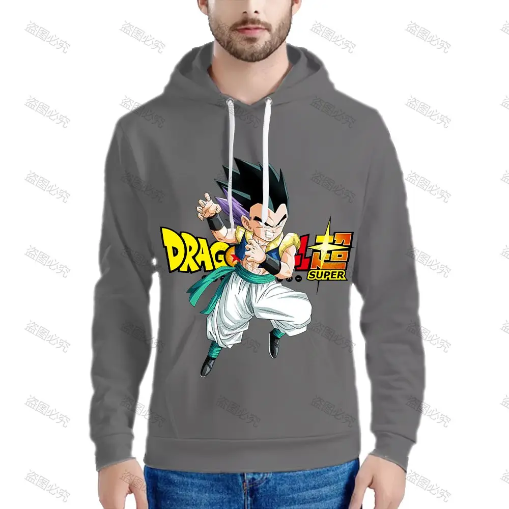 Harajuku Leisure Man Sweatshirts Anime New Men's Hoodies Clothing Fashion Essentials Dragon Ball Z Y2k Streetwear High Quality