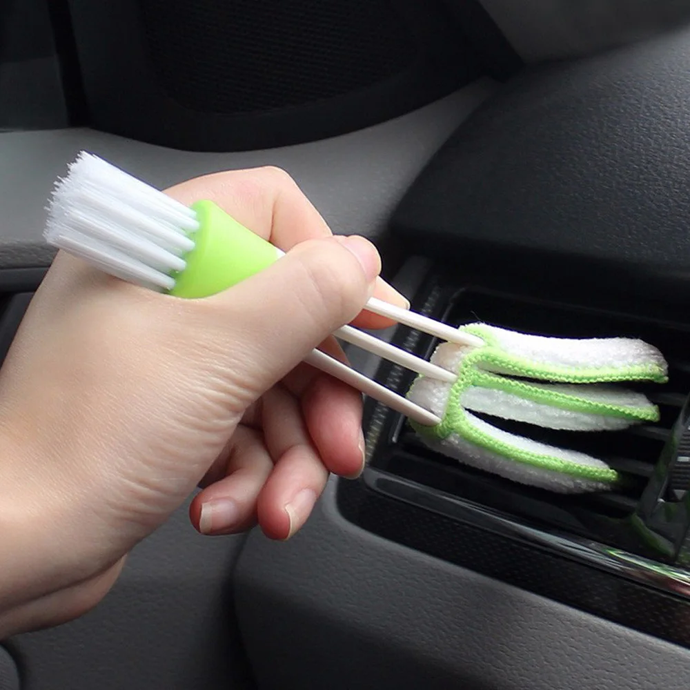 

1PCS Car Washer Microfiber Car Cleaning Brush For Air-condition Cleaner Computer Clean Tools Blinds Duster Auto Care Detailing