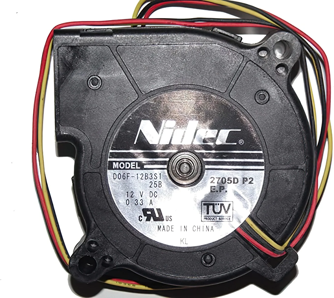 Nidec D06F-12B3S1 6 см 6025 12V 0.33A центробежный турбинный вентилятор для проектора