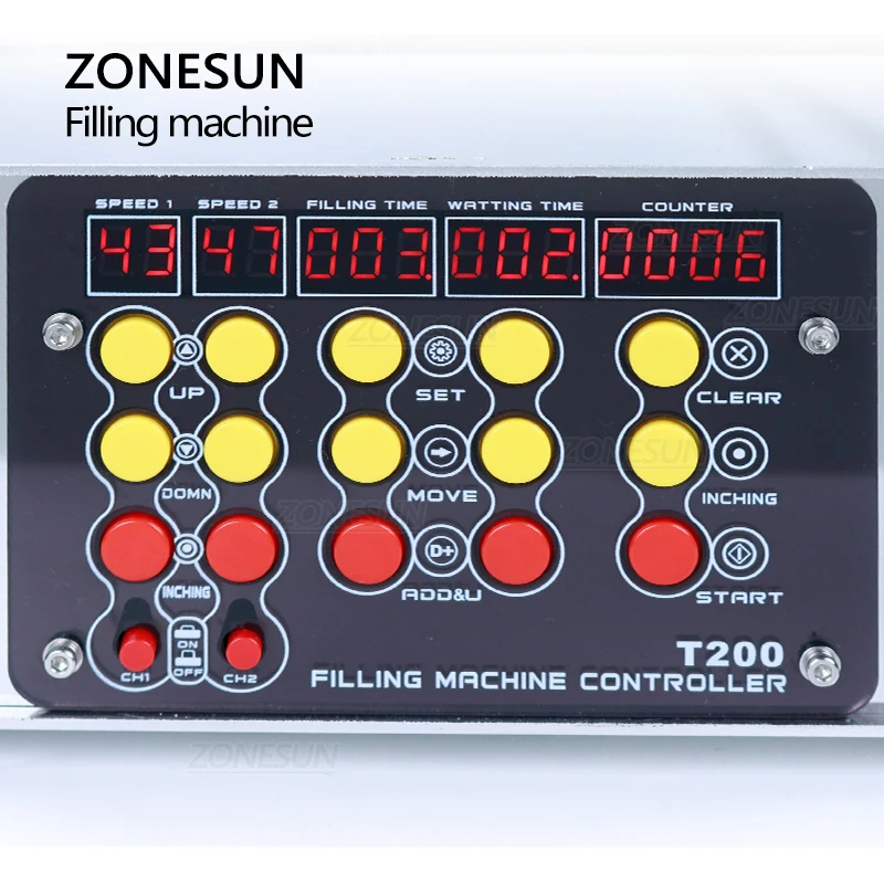 ZONESUN ZS-DPYT200L 1 2 м конвейерная лента автоматическая машина для розлива воды сока