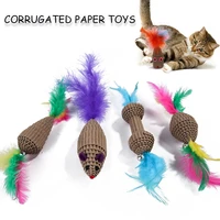 cat accessories cat scraper interactive cats toys cats funny cats indoor cat toys feather corrugated paper catnip pets supplies