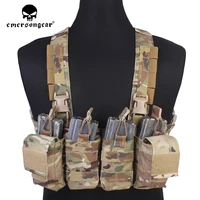 emersongear tactical easy chest rig 556 762 magazine plate carrier harness lightweight airsoft combat military hunting nylon
