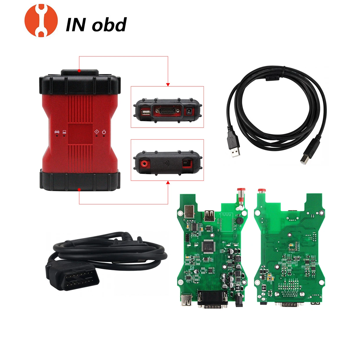 Для VXDIAG VCX VCM II VCM2 2in1 IDS V130 для Ford Mazd тестер 2 в 1