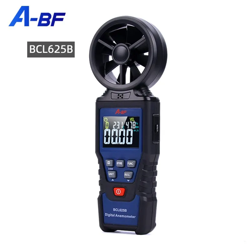 

A-BF Digital Anemometer High-precision Wind Speed Meter Handheld Outdoor Color Screen Air Volume Tester Anemometer for Measuring