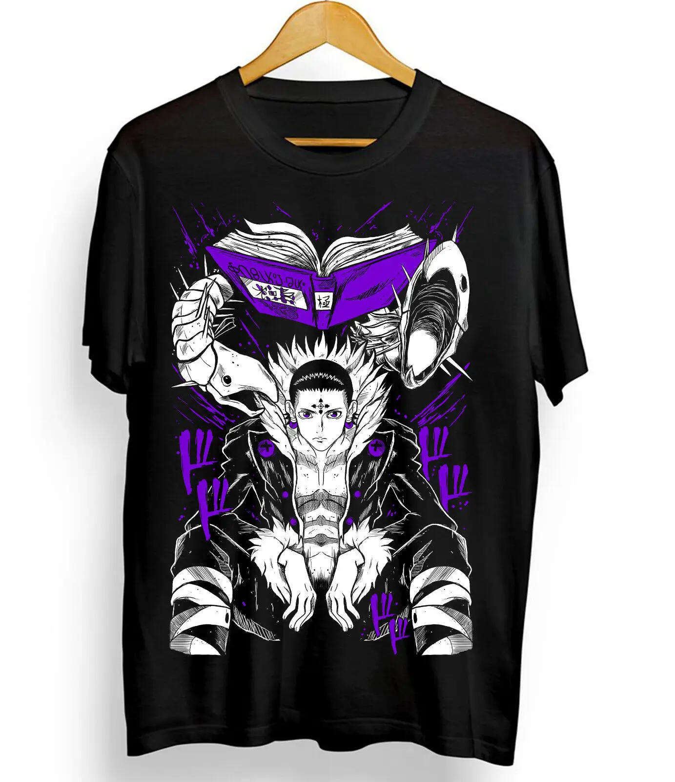 Футболка Chrollo Book Hunter X Manga HXH с рисунком аниме все размеры