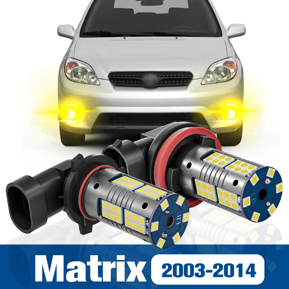 

2pcs LED Fog Light Blub Lamp Accessories Canbus For Toyota Matrix 2003-2014 2004 2005 2006 2007 2008 2009 2010 2011 2012 2013