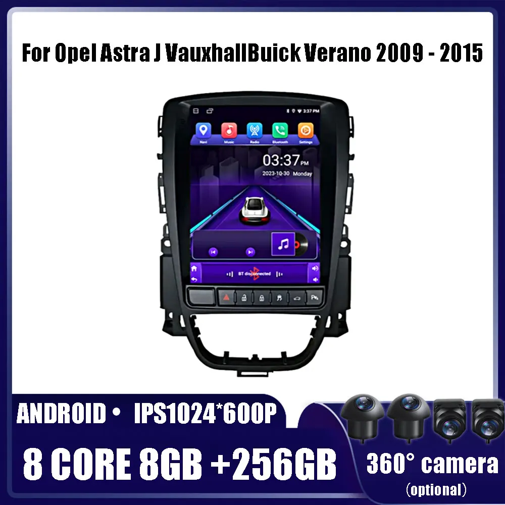 Для Opel Astra J VauxhallBuick Verano 2009-2015 авторадио Carplay мультимедийное авто 4G WIFI BT