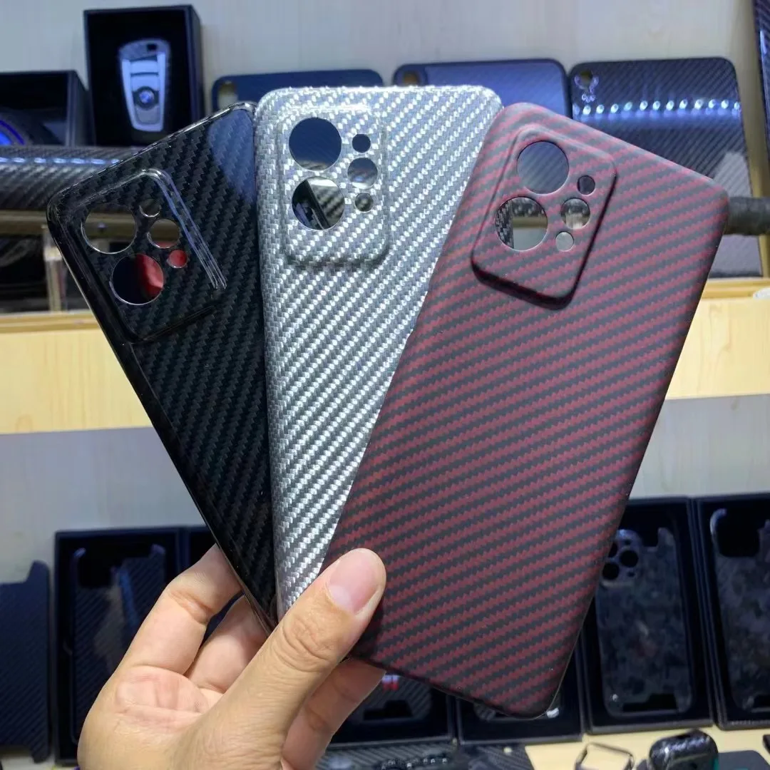 

Чехол из настоящего углеродного волокна для Realme GT 2 GT2 Pro, чехол, Ультратонкий защитный чехол из арамидного волокна для Realme GT 2 Pro, чехол s