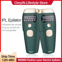 ckeyin laser electric epilator 990000 flashes 5 levels permanent ipl photoepilator laser painless hair removal depiladora