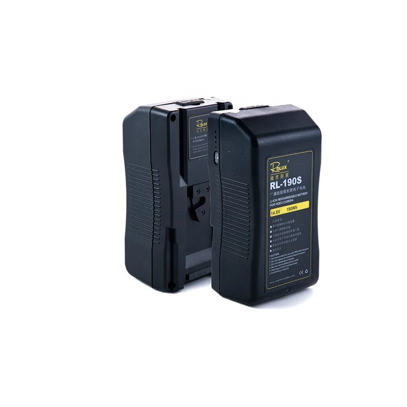 

RL-190S V-Camera Battery 190wh 14.8V V Lock Battery With Portable Travel Battery Charger