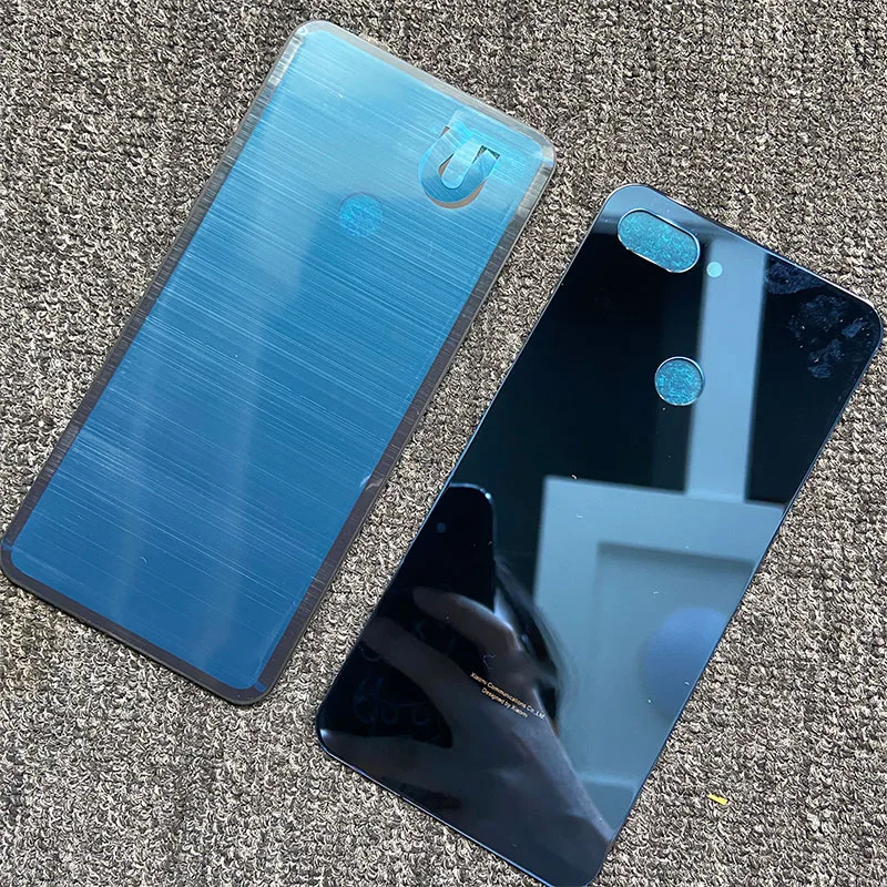 Новая задняя крышка аккумулятора из стекла для Xiaomi Mi 8 Lite с клейкой лентой Mi8 on.