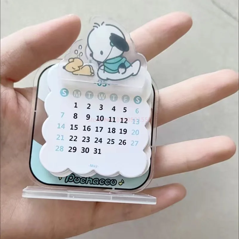 

Акриловые Настольные декоративные украшения Sanrio полакко, доска для сообщений, подставка для календаря, мультяшное хранилище