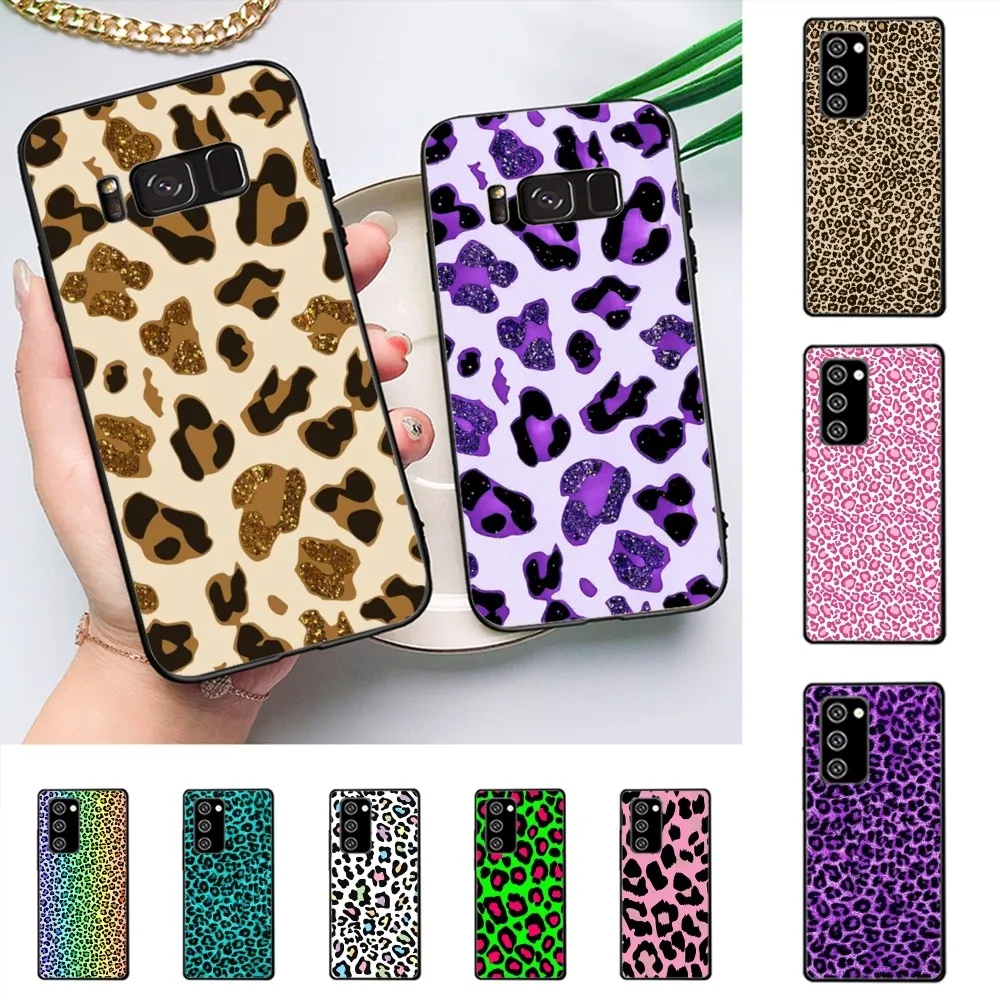 Чехол для телефона с леопардовым принтом Samsung J 7 Plus 7core J7 Neo J6 Prime J4 J5 чехол