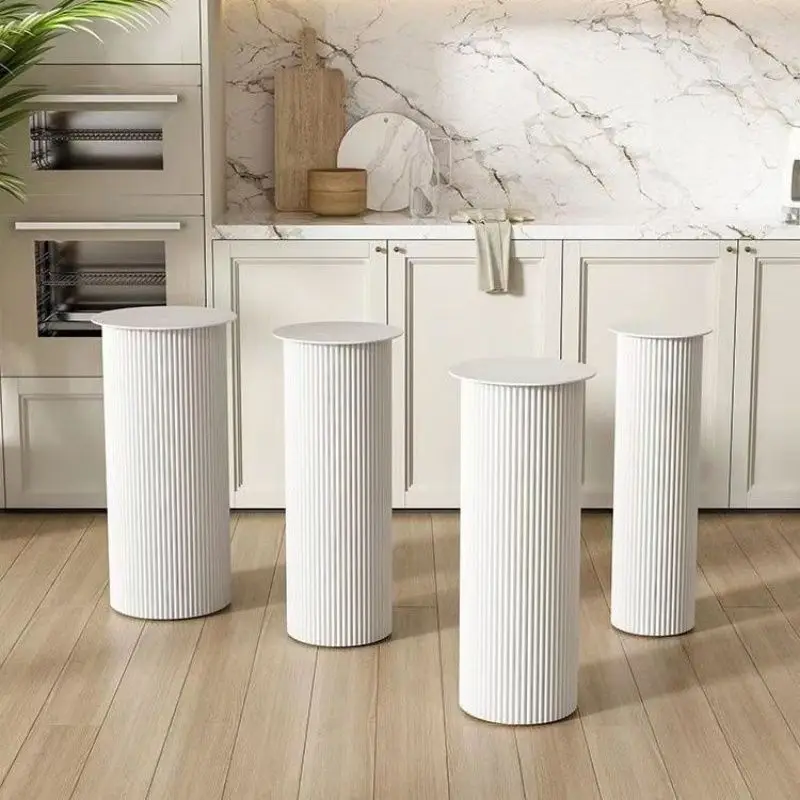 Железные металлические ножки стола барная стойка каменная плита кремовые