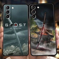 bandai katana ghost case for samsung galaxy s22 s20 s21 fe ultra s10 s9 m22 m32 note 20 ultra 10 plus 5g silicon tpu phone cover