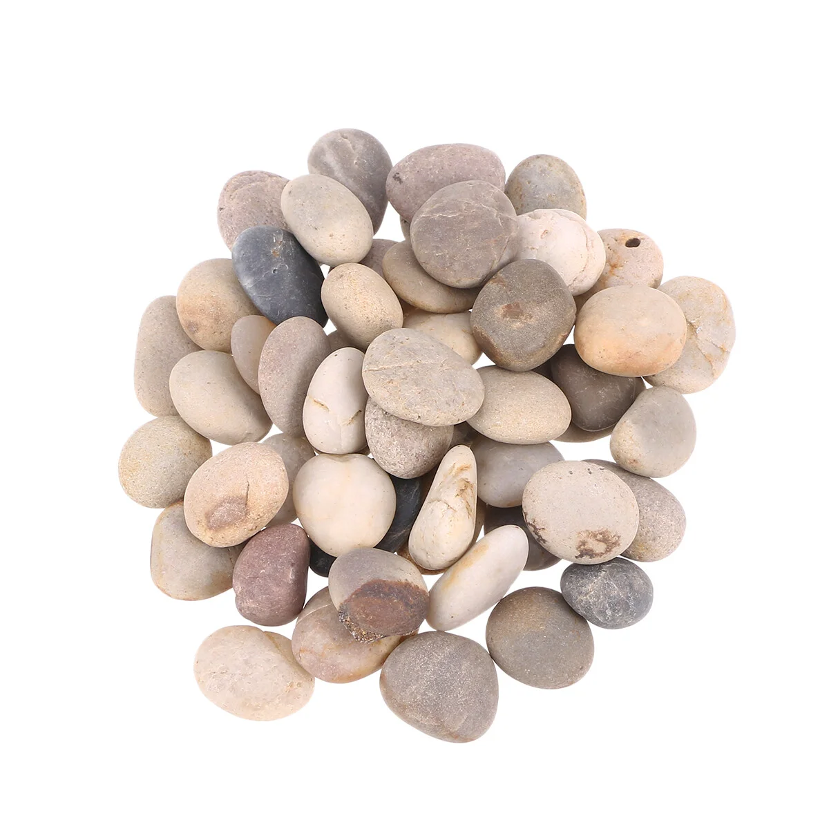 

50pcs Tiny Painting Rocks Diy Rocks for Painting Rocks Smooth Surface Stones and Crafts Tank Decoration 1- 3CM