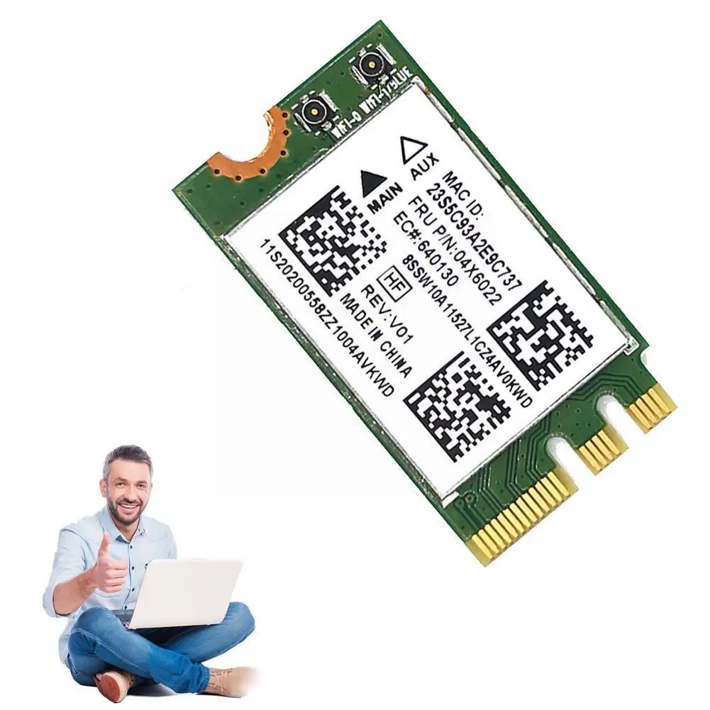 

For G40-70 G40-80 G50-80 B40-80 Z40-70 E455 Atheros Fru 04x6022 Nfa335 E555 Card Wireless Qcnfa335 Ngff M.2 E0r1