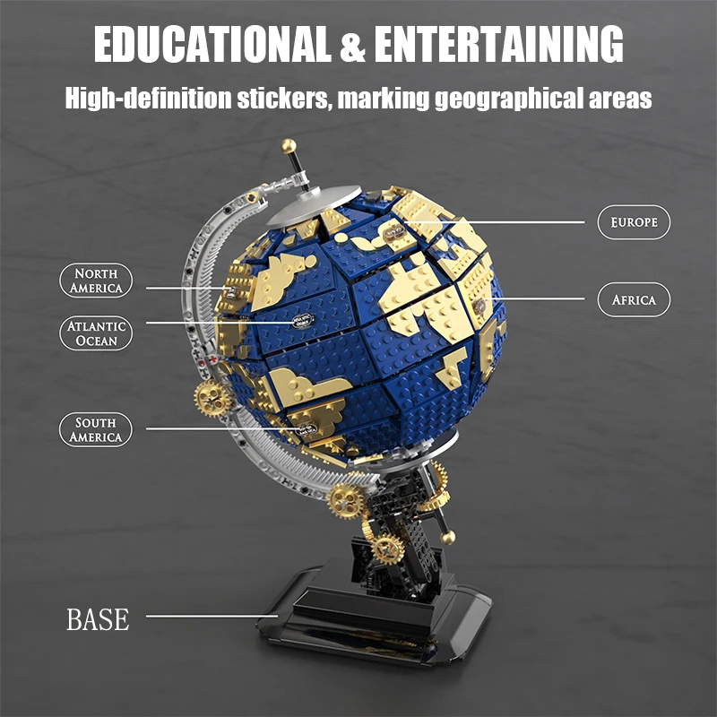 1455 шт. Детский конструктор родная пара