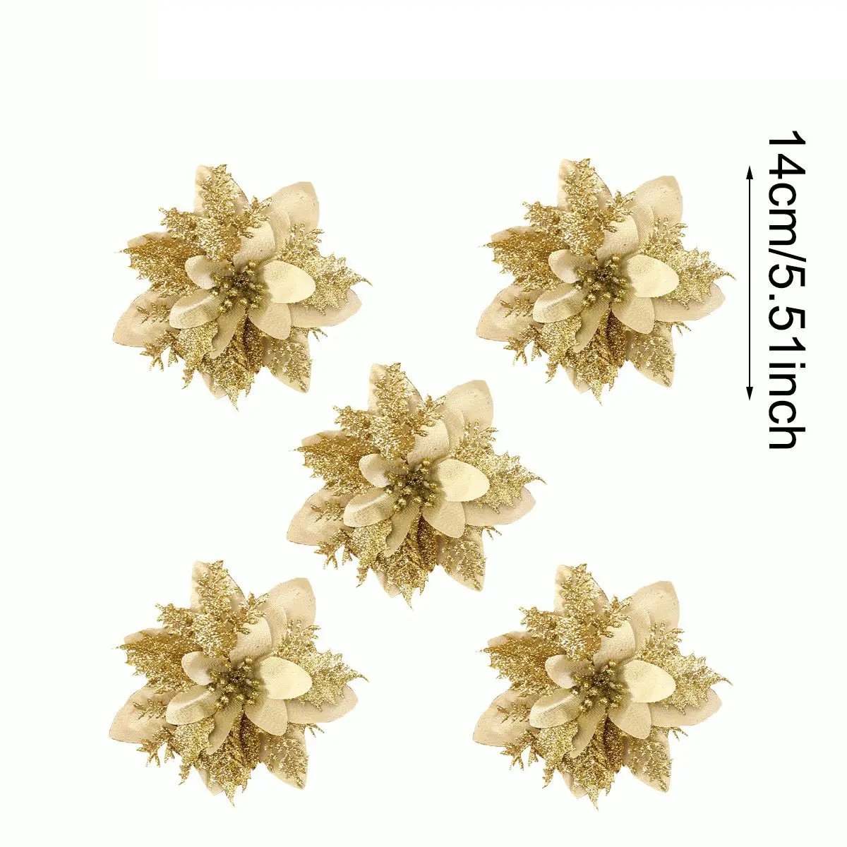 

Искусственные новогодние цветы