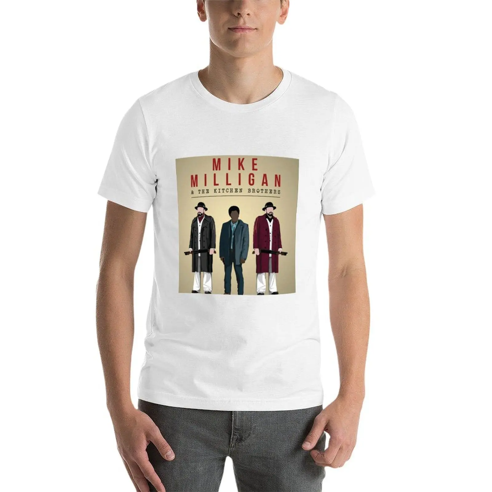 Фото Футболка Mike Milligan and The Kitchen Brothers, несминаемая футболка больших размеров №3