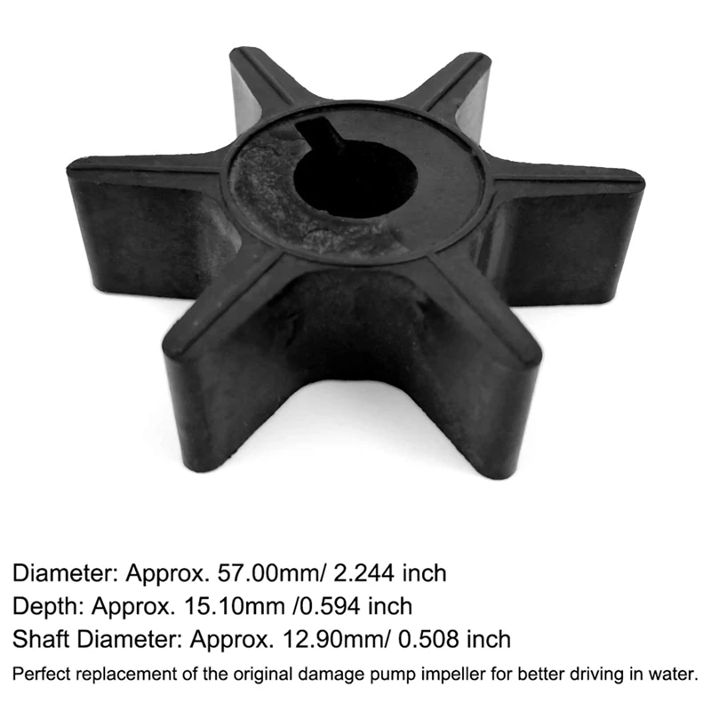 

Крыльчатка подвесного водяного насоса 47-F436065-2 18-8903 9-45004 для Chrysler Force Mercury Marine 9, 9 л.с. 15 л.с.